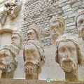 Busts of kings in the Gallery of Kings